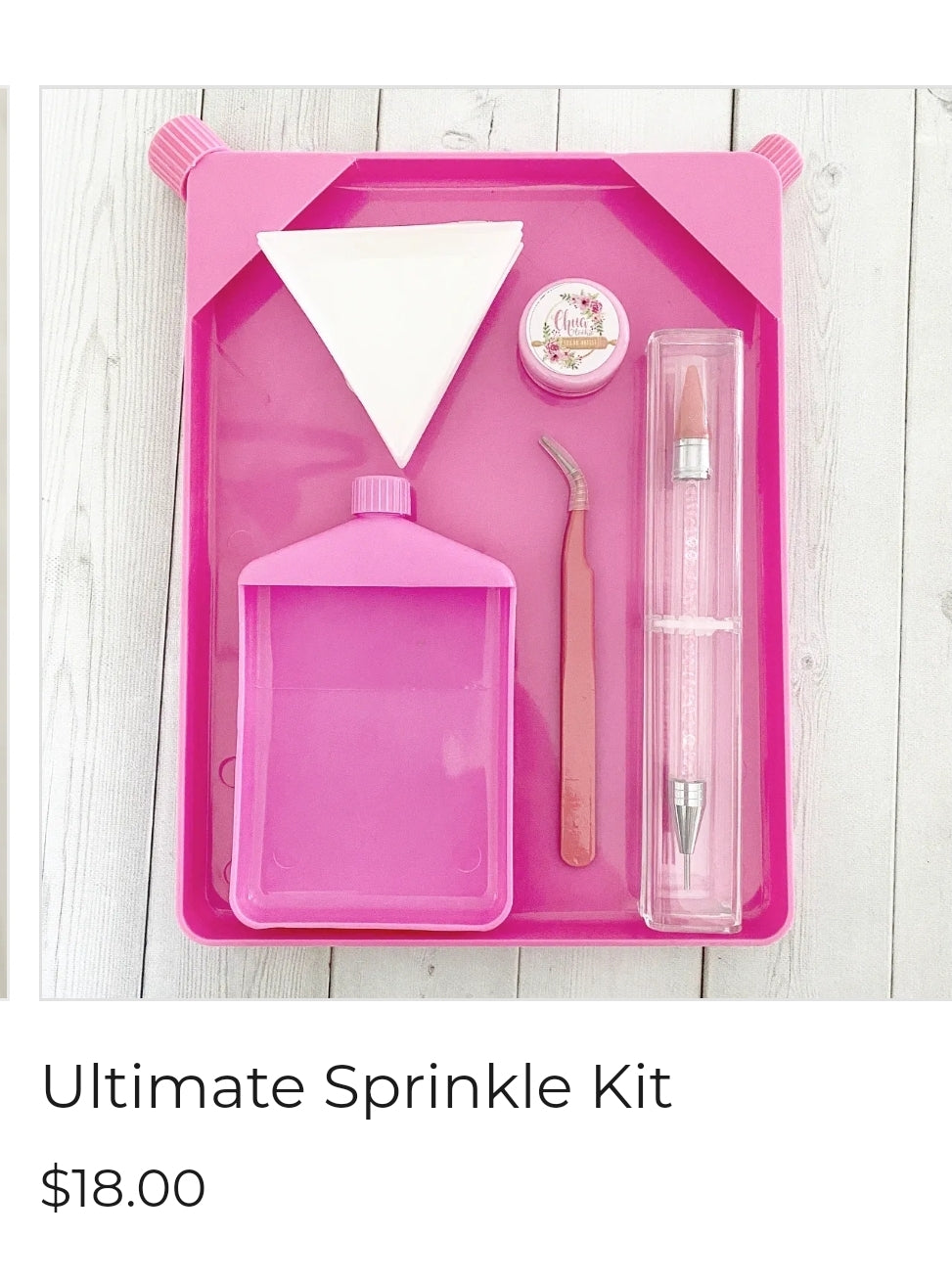 Chua Cookie Sprinkle Tray