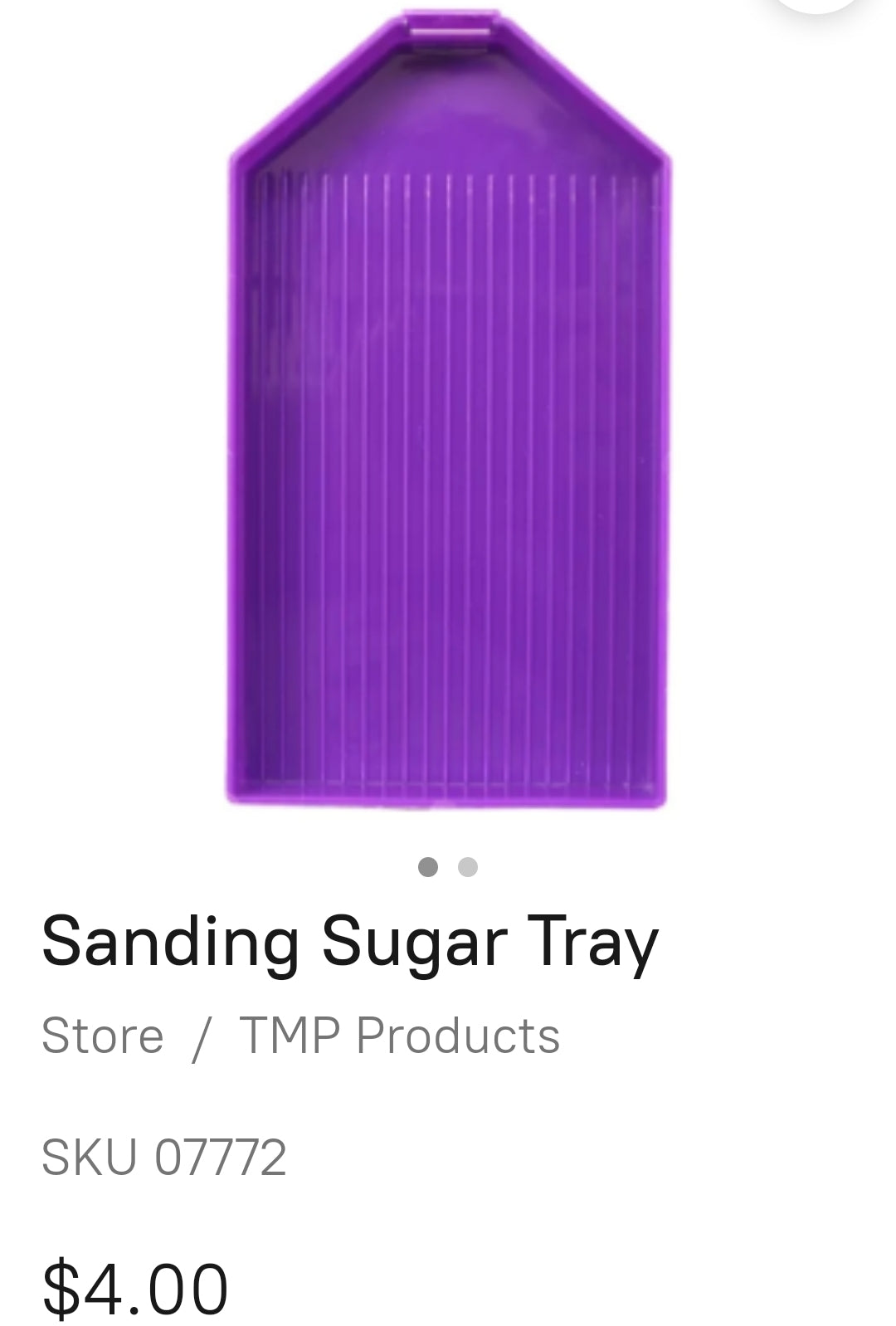 TMP Purple Sprinkle Tray