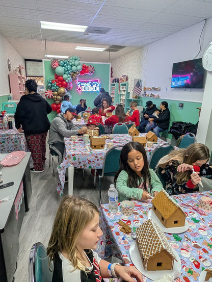 Gingerbread House Pajama Party - Family Friendly