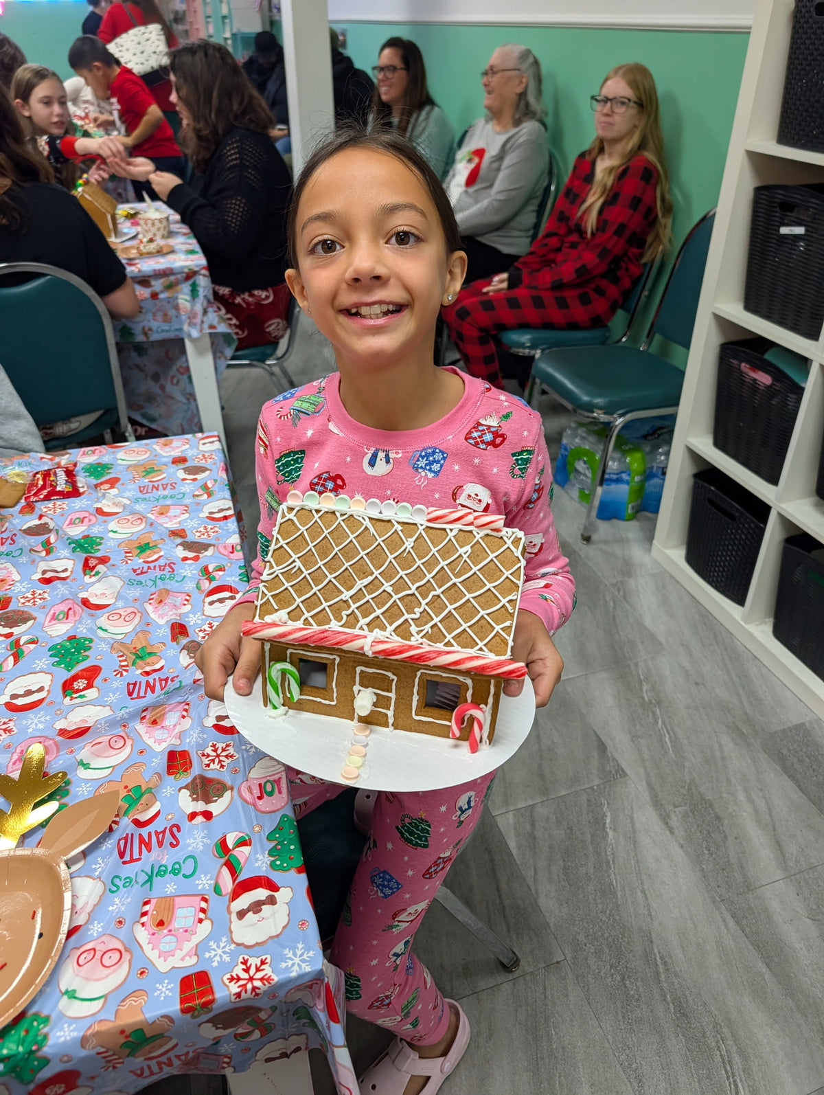 Gingerbread House Pajama Party - Family Friendly