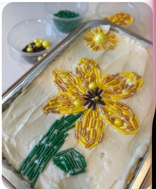 Fall Sprinkle Embroidery Cake Workshop