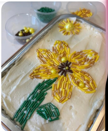 Fall Sprinkle Embroidery Cake Workshop
