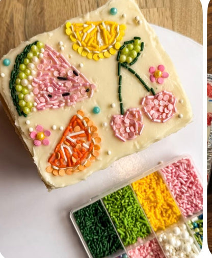 Fall Sprinkle Embroidery Cake Workshop