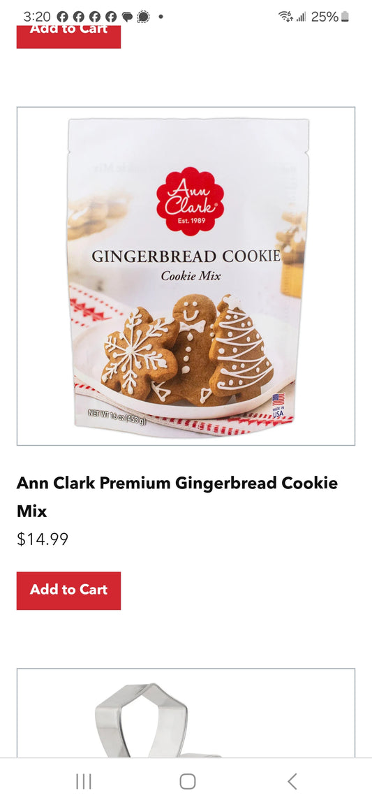 Ann Clark Gingerbread Mix